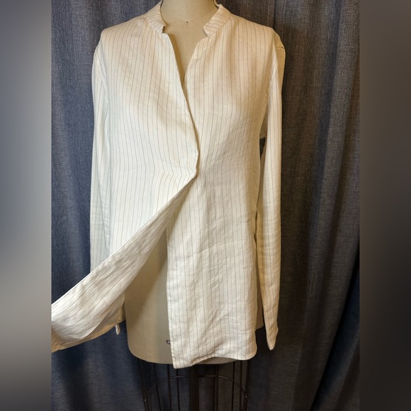 Giorgio Armani Pinstripe Blouse - Picture 4 of 10